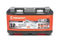 (image for) Crescent 1/4 in. drive Metric 6 Point Mechanic's Tool Set 12 pc
