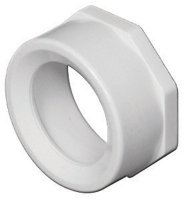 (image for) Schedule 40 4 in. Spigot x 3 in. Dia. Hub PVC Flu