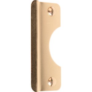 (image for) 6 in. H x 2.625 in. L Brass-Plated Steel Latch Shield