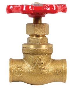 (image for) 1/2 in. 1/2 in. Brass Stop Valve