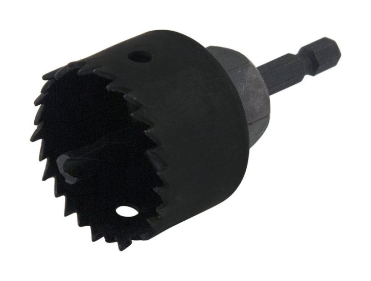 (image for) 1-5/8 in. Dia. x 3/4 in. L Carbon Steel Hole Saw 1/4 in. 1 p