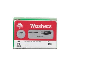(image for) Hot Dipped Galvanized Steel 1/4 in. USS Flat Washer 100
