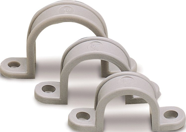 (image for) 2.375 in. Dia. Plastic Conduit Strap 10 pk