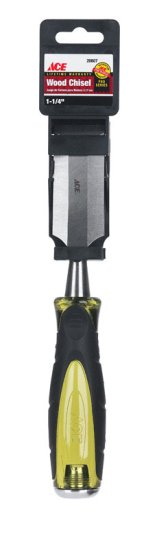 (image for) Pro Series 1-1/4 in. W Carbon Steel Wood Chisel Black/Yellow