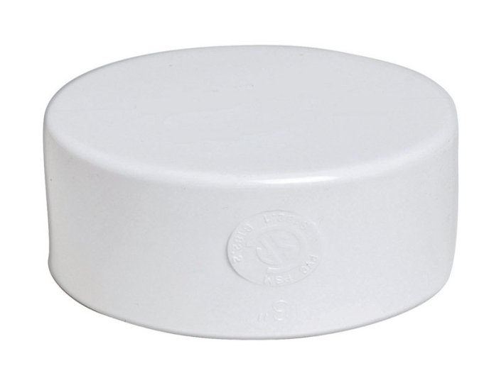 (image for) 4 in. Hub x 4 in. Dia. Hub PVC Drain Cap