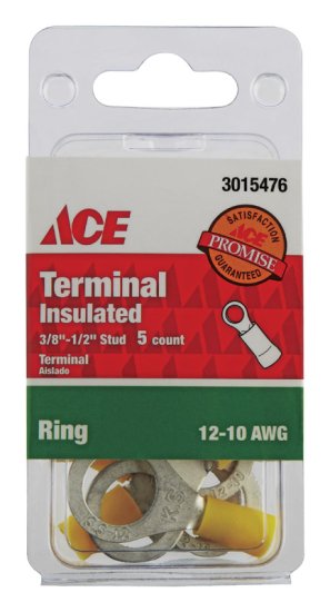 (image for) Ring Terminal Yellow 5 pk