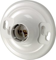 (image for) Plastic Medium Base Keyless Socket