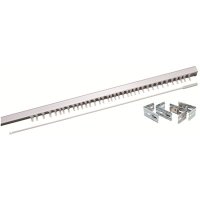 (image for) White Steel Headrail for 3-1/2 in. Vertical Bli