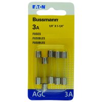 (image for) 3 amps AGC Blade Fuse 5 pk
