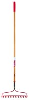 (image for) 60 in. L x 16 in. W Steel Hoe/Rake Wood