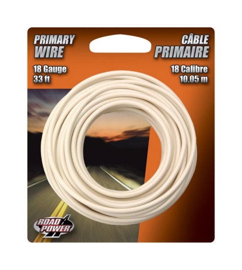 (image for) 33 ft. 18 Ga. Primary Wire White
