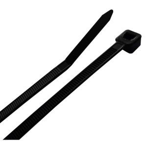 (image for) 11 in. L Black Cable Tie 12 pk