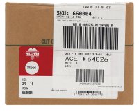 (image for) 3/8 Zinc-Plated Steel USS Hex Nut 1562 pk