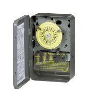 (image for) Indoor 24 Hour Dial Timer 120 volt Gray