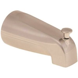 (image for) 1/2 Copper/Pex Slip On Bathtub Spout Brushed Nickel