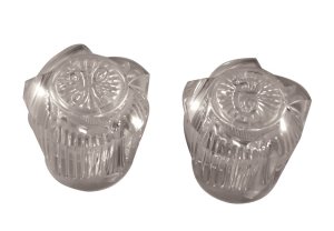 (image for) Universal Clear Acrylic Hot and Cold Faucet Handles