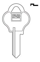 (image for) Home House/Office Key Blank PA1 Single sided For Pado-Type