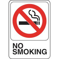 (image for) Hillman No Smoking Sign 5 in. H X 7 in. W