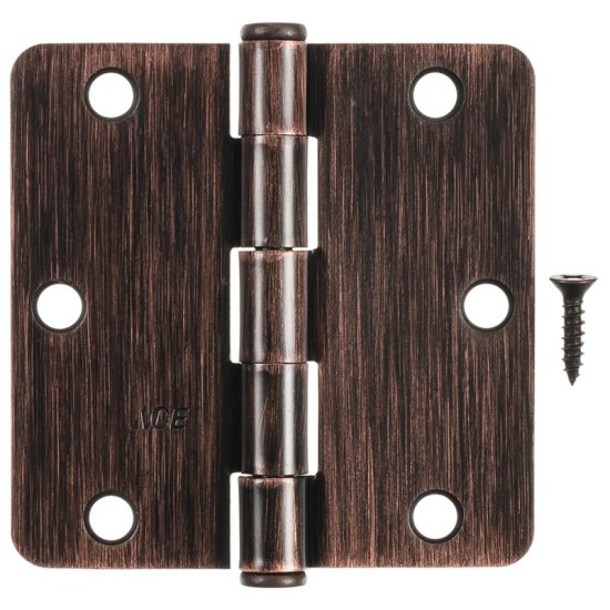 (image for) Ace 3-1/2 in. L Oil Rubbed Bronze Residential Door Hinge 3 pk