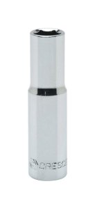 (image for) Crescent 19 mm X 3/8 in. drive Metric 6 Point Deep Socket 1 pc
