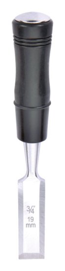 (image for) 3/4 in. W x 4 in. L Hardened Steel Wood Chisel Black