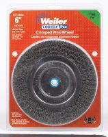 (image for) Vortec Pro 6 in. Fine Crimped Wire Wheel Brush Carbon Ste