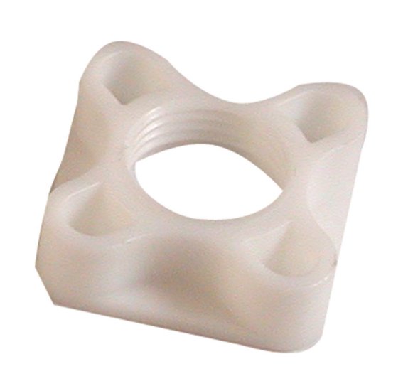 (image for) Toilet Tank Lever Nut White Plastic