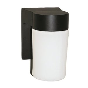 (image for) Light Black Outdoor Wall Mount Lantern Sconce