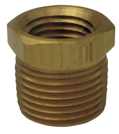 (image for) 3/8 in. MPT x 1/8 in. Dia. FPT Brass Hex Bushing