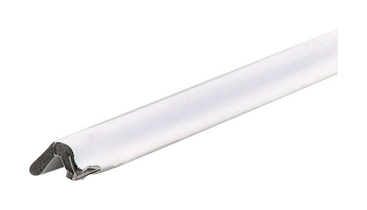 (image for) White Vinyl Kerf Molding For Storm Doors and Storm Windows 96 in