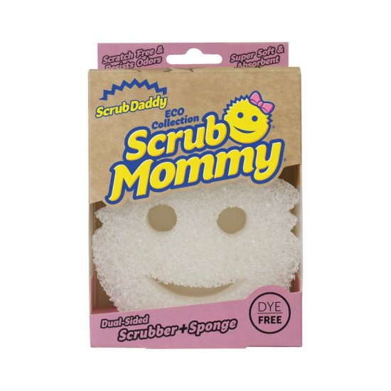 (image for) Scrub Daddy Scrub Mommy Non-Scratch Scrubber Sponge For Multi-Pu