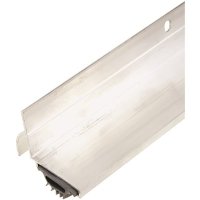 (image for) 1-3/8 in. x 36 in. Silver Drip Cap L-Shape Door Botto