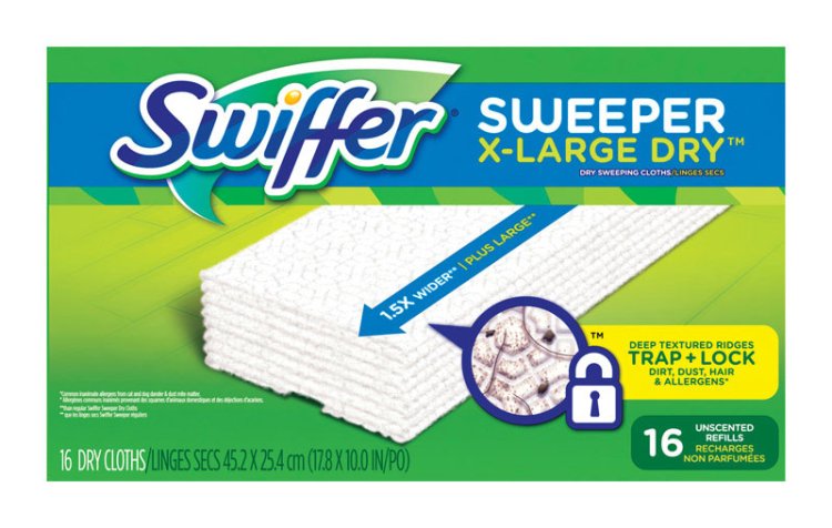 (image for) Sweeper 10 in. L Dust Microfiber Mop Refill 16 pk