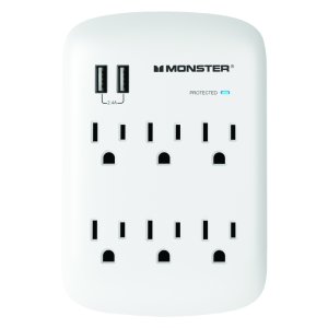 (image for) 6 outlets Surge Protector White 1200 J
