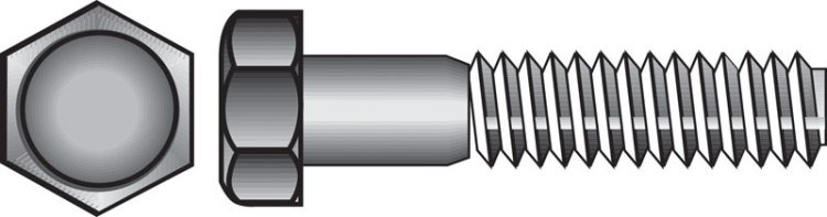 (image for) HX BOLTS USS Z 1/2X3 1/2