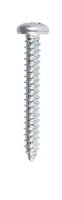 (image for) No. 8 x 1-1/4 in. L Phillips Pan Head Zinc-Plated Steel