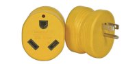 (image for) Camco 15 amps RV Electrical Adapter 15-30A 1 pk