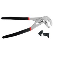(image for) Superior Tool Pipe Wrench Plier Black/Red 3 pc