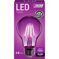 (image for) A19 E26 (Medium) LED Bulb Purple 30 Watt