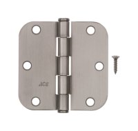 (image for) 3-1/2 in. L Satin Nickel Residential Door Hinge 1 pk