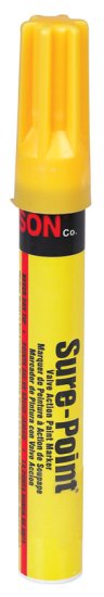 (image for) Yellow Valve Tip Paint Marker 1 pk
