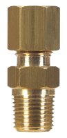 (image for) 1/4 in. Compression x 1/8 in. Dia. Compression Brass Connect