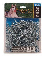 (image for) Silver Steel Dog Tie Out Chain Large