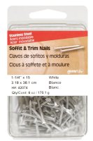 (image for) 1-1/4 in. Soffit and Trim Stainless Steel Nail Flat