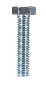 (image for) 5/16 in. Dia. x 1-1/2 in. L Zinc Plated Steel Hex Bolt 1
