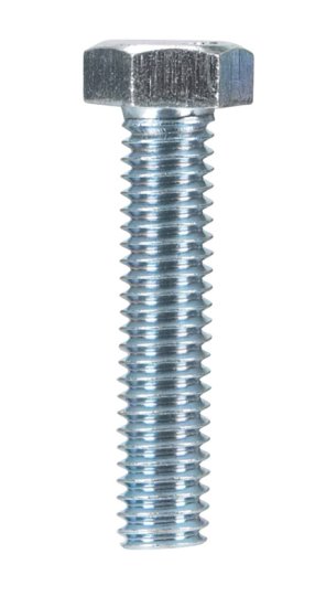 (image for) 5/16 in. Dia. x 1-1/2 in. L Zinc Plated Steel Hex Bolt 1