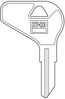 (image for) Traditional Key Automotive Key Blank Single sided For Kubo