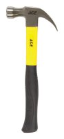 (image for) Ace 20 oz Smooth Face Claw Hammer Fiberglass Handle