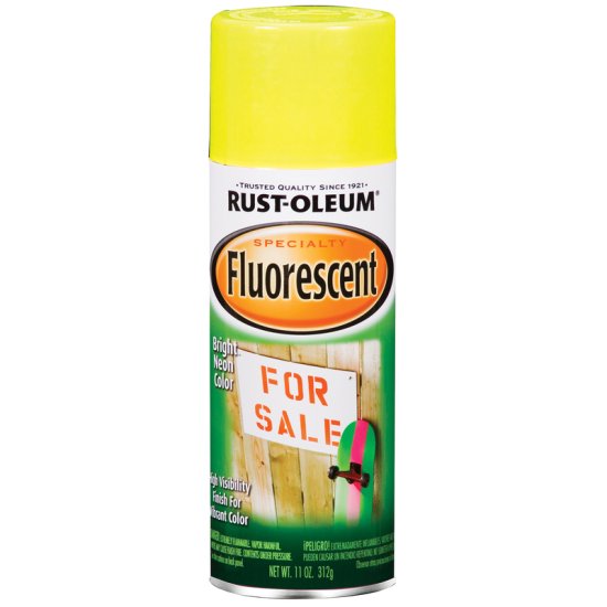 (image for) Specialty Fluorescent Yellow Spray Paint 11 oz.