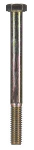 (image for) 3/8 in. Dia. x 4 in. L Heat Treated Steel Hex Head Cap S